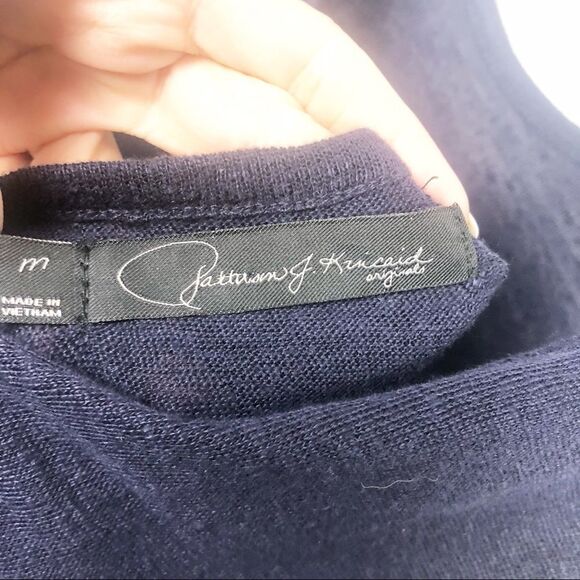 PATTERSON J KINCAID | Navy Sequin Accent Tank M - Picture 5 of 6